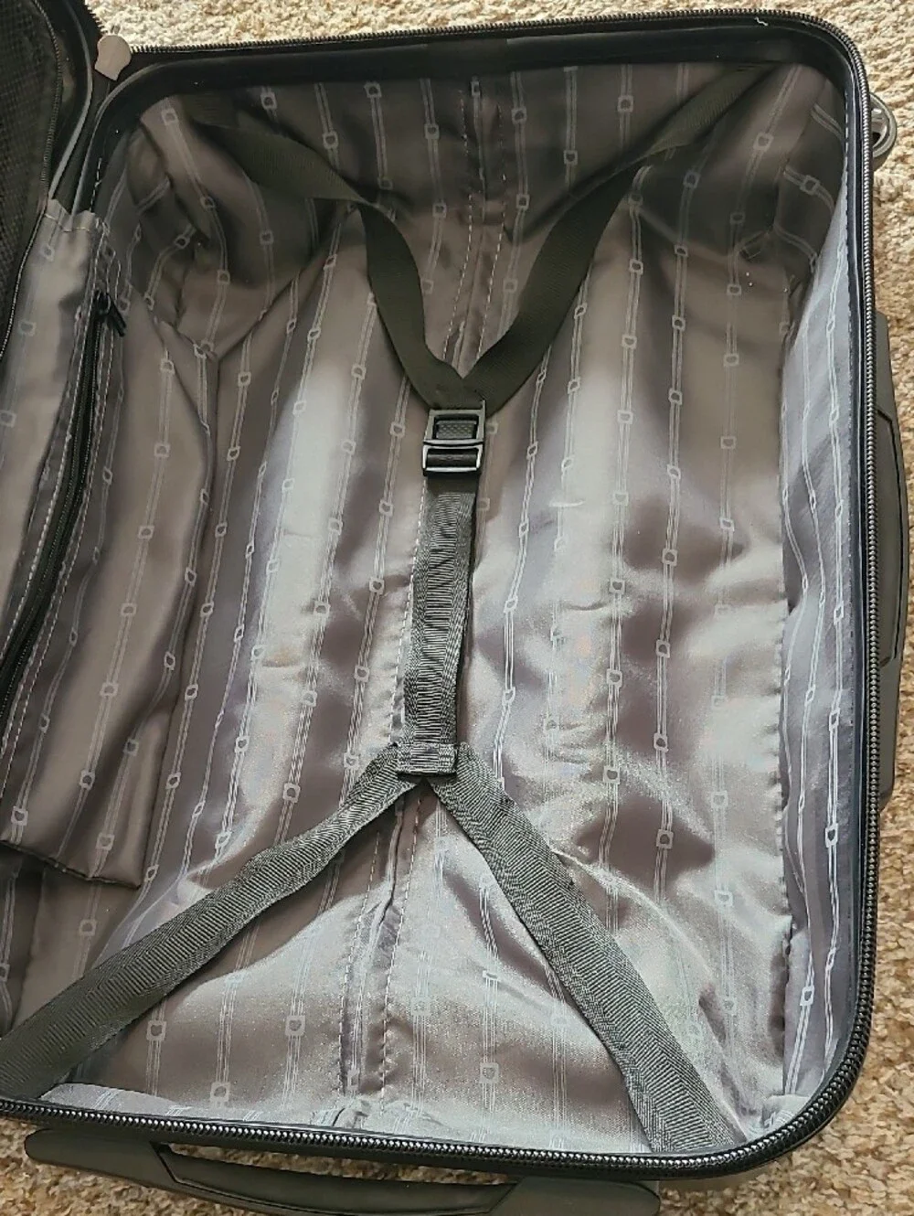 Delsey Hardside Spinner Luggage - Charcoal Black
